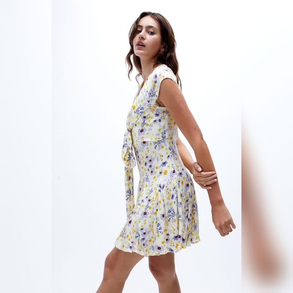 NWT Free People Takes Two Wrap Dress - Picture 2 of 3